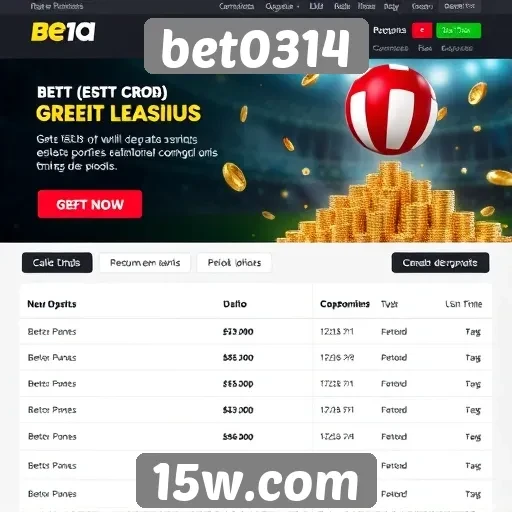 Comparativo das promoções disponíveis no site bet0314
